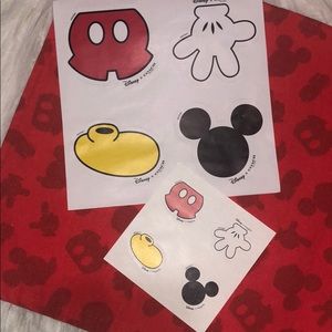 NEW COACH Mickey Mouse Stickers both BIG & small.